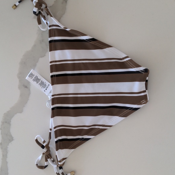 Vitamin A stripe bikini bottom,NWT,8/M - Picture 4 of 7